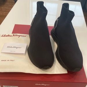 Ferragamo Gardena Sneaker Booties